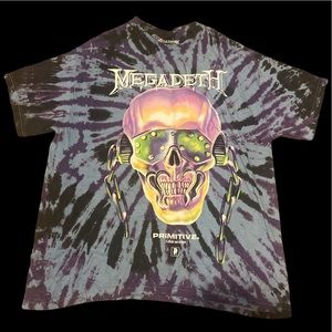 Megadeth Tie-Dye Modern Vintage T-Shirt